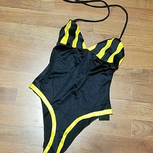 FENDI Vintage High Cut Mare Donna Swimsuit